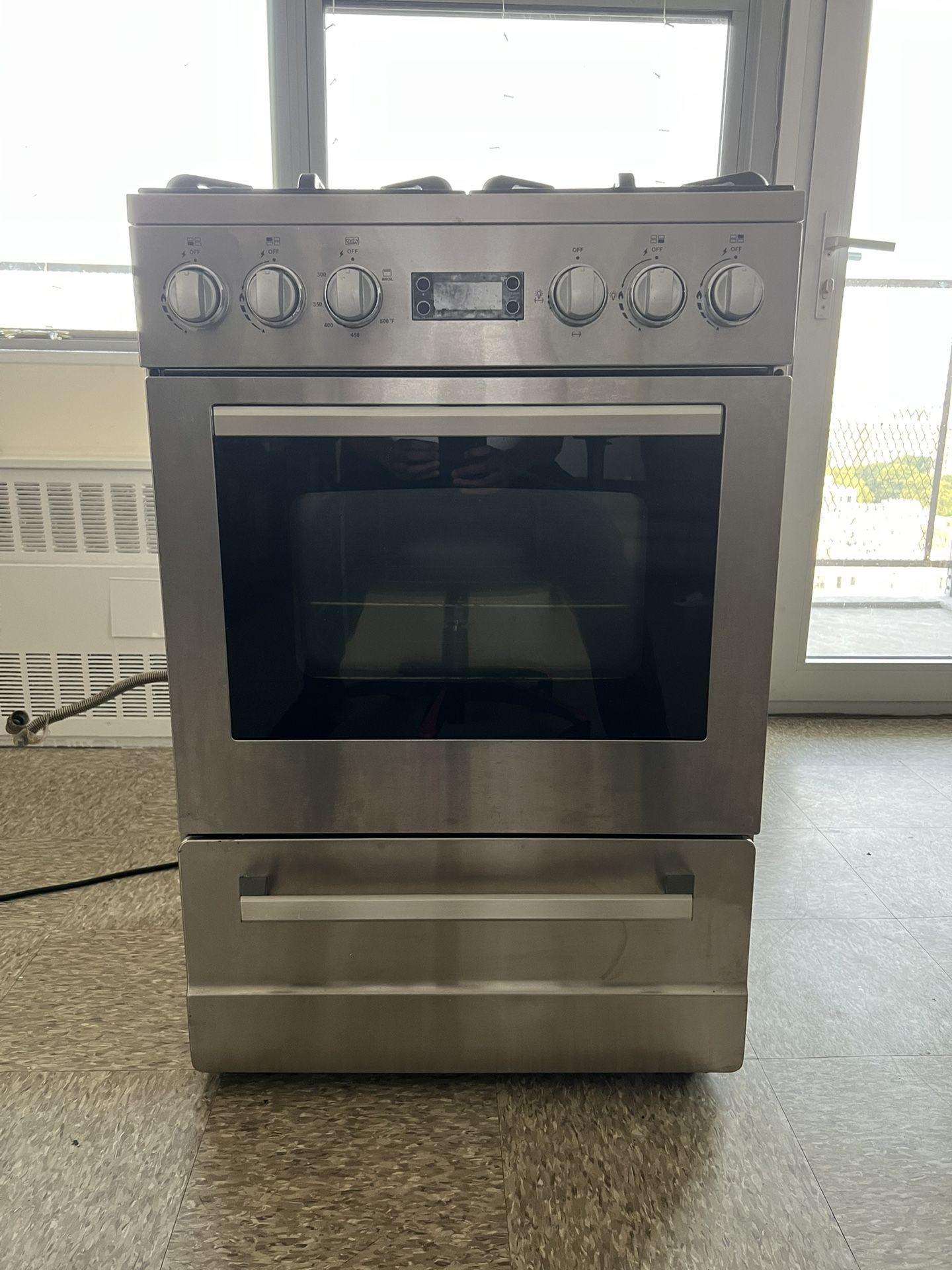 Stainless Steel Gas Stove & Oven
