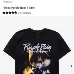 Hot Topic Women’s Prince Purple Rain Shirt Size M