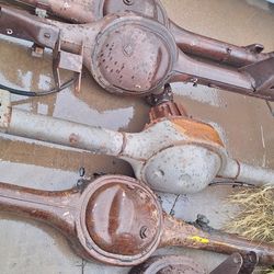 Ford 8" Complete Rearend  58" Outside To Outside Drums Factory  67 68 Ford Mustang.  5 Lug. NO Does Not Fit 65 66 Years.  Rat Rod ? Old Truck? 2.75 Or