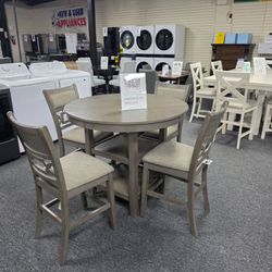 Counter Height Round Table with Chairs 🚚WE DELIVER🚚
