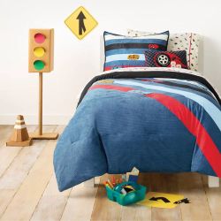 Mattel hot wheels 🛞 by pillowfort twin comforter and pillowcase set new