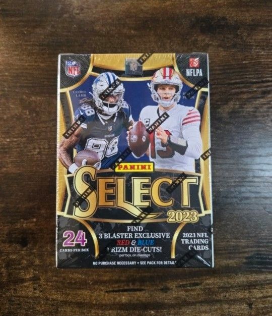 💥🔥NEW SEALED 2023 PANINI SELECT NFL BLASTER RED & BLUE DIE CUTS🔥💥