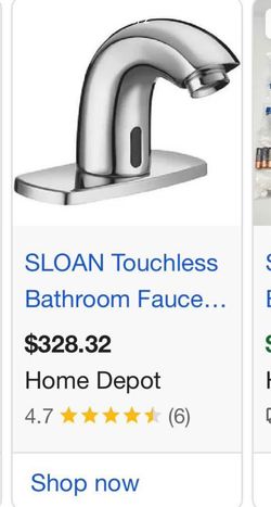 Sloan touchless faucet