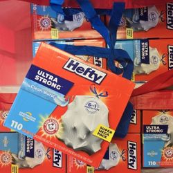 Hefty Ultra Strong 13 Gal. Clean Burst Tall Kitchen Trash Bags (110-Count)