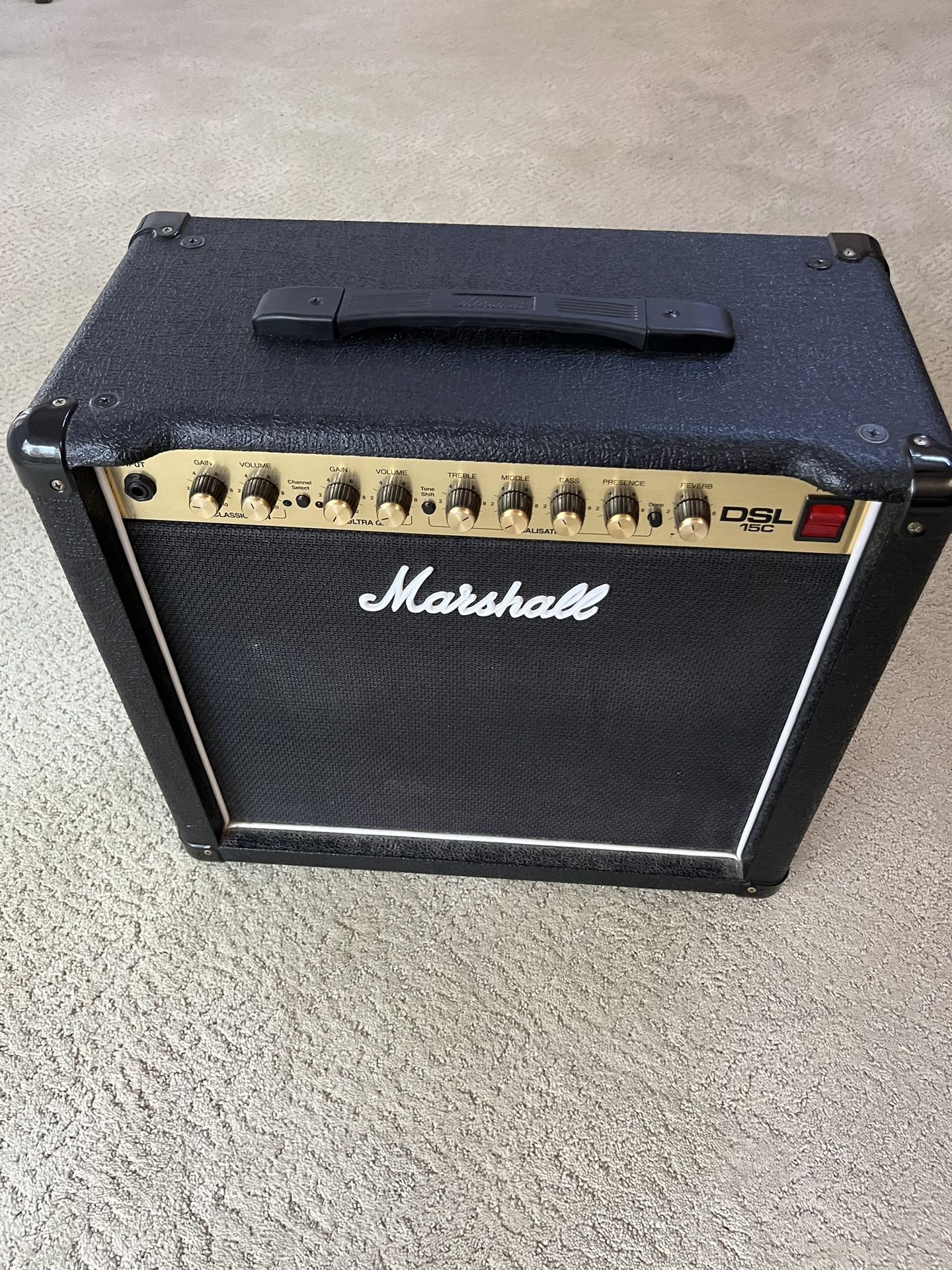 Marshall DSL 15c Combo Tube Amp w/Footswitch - $295