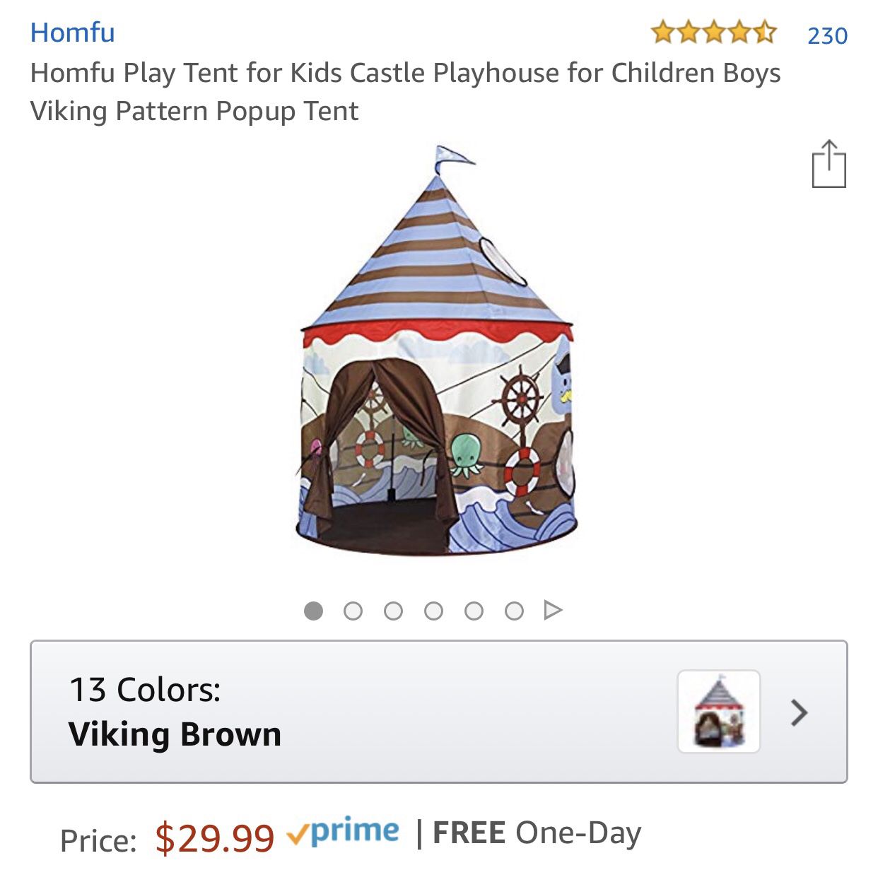 Kid’s Play Tent