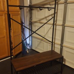 Entry way rack