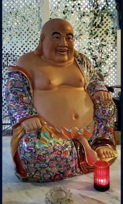 Large Porcelain Buddha