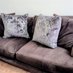 Couch & Oversized Chair 