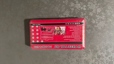 46 Piece Tool Set for Home & Auto