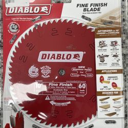 Diablo 10” / 60T Fine Finish Blade
