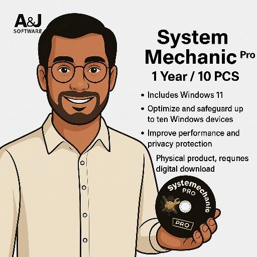 System Mechanic Pro – Optimize and Protect Up to 10 PCs with One Powerful Software!