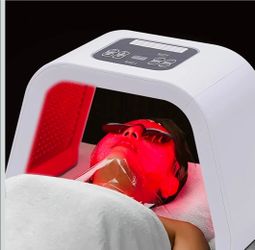 Infrared light therapy led facial light therapy mask-Derma plus, Photons Facial Skin Care Machine LED Beauty Mask Therapy Beauty Machine