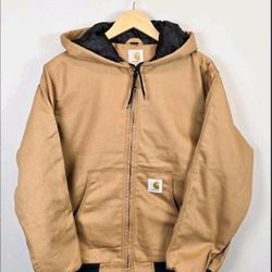 Tan and Black Carhartt Jacket 