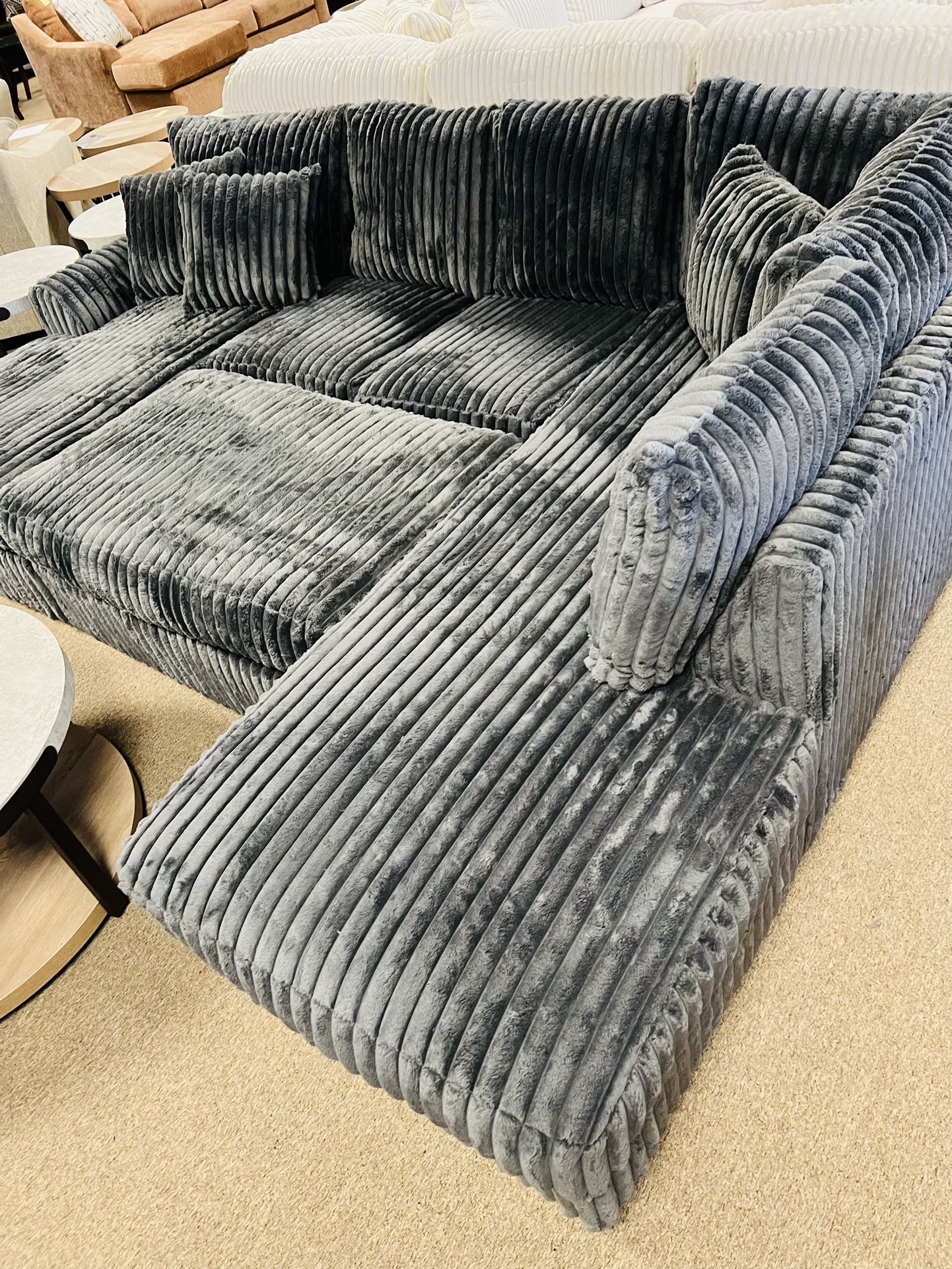 Double Chaise Stunning Sectional!