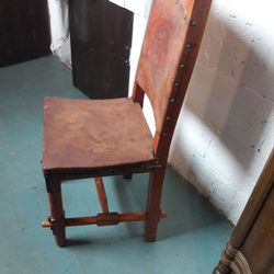 Antique leather chair Sale Now 250$ Reduced To $185