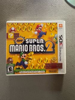 CASE & MANUAL ONLY! New Super Mario Bros 2 Nintendo 3DS