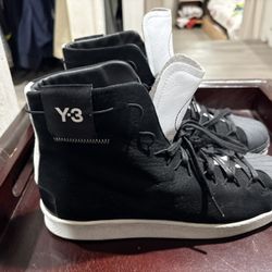 adidas Y-3 Super High Black White CG6233