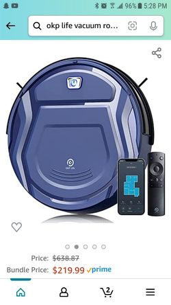 Okp Life Vacuum, Big Robot Vacuum, Color Black Can Trade For Something Of The Same Value