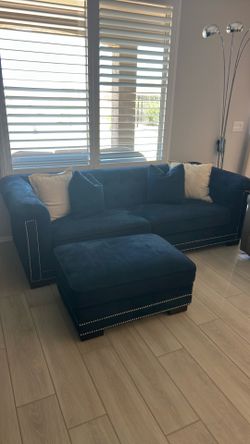 Sofa and ottoman