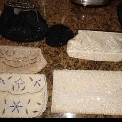 Vintage Ladies Purses And Clutch Handbags 