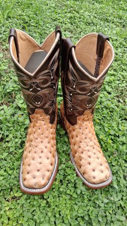 Ostrich boots