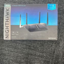 Netgear Nighthawk AX6 6-Stream Ax4300 WiFi 6 Router Brand New In Box 