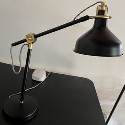 Black Metal Architect Desk Lamp