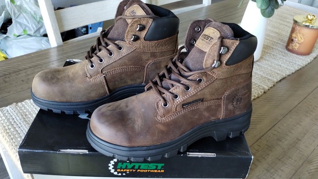 Men's Hytest Work Boots-Steel Toe