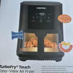 Turbidity Touch Easy View Air Fryer, New In The Box