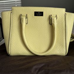 YELLOW KATE SPADE HANDBAG