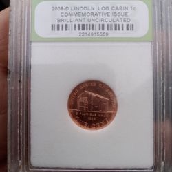 Lincoln LOG Cabin Penny