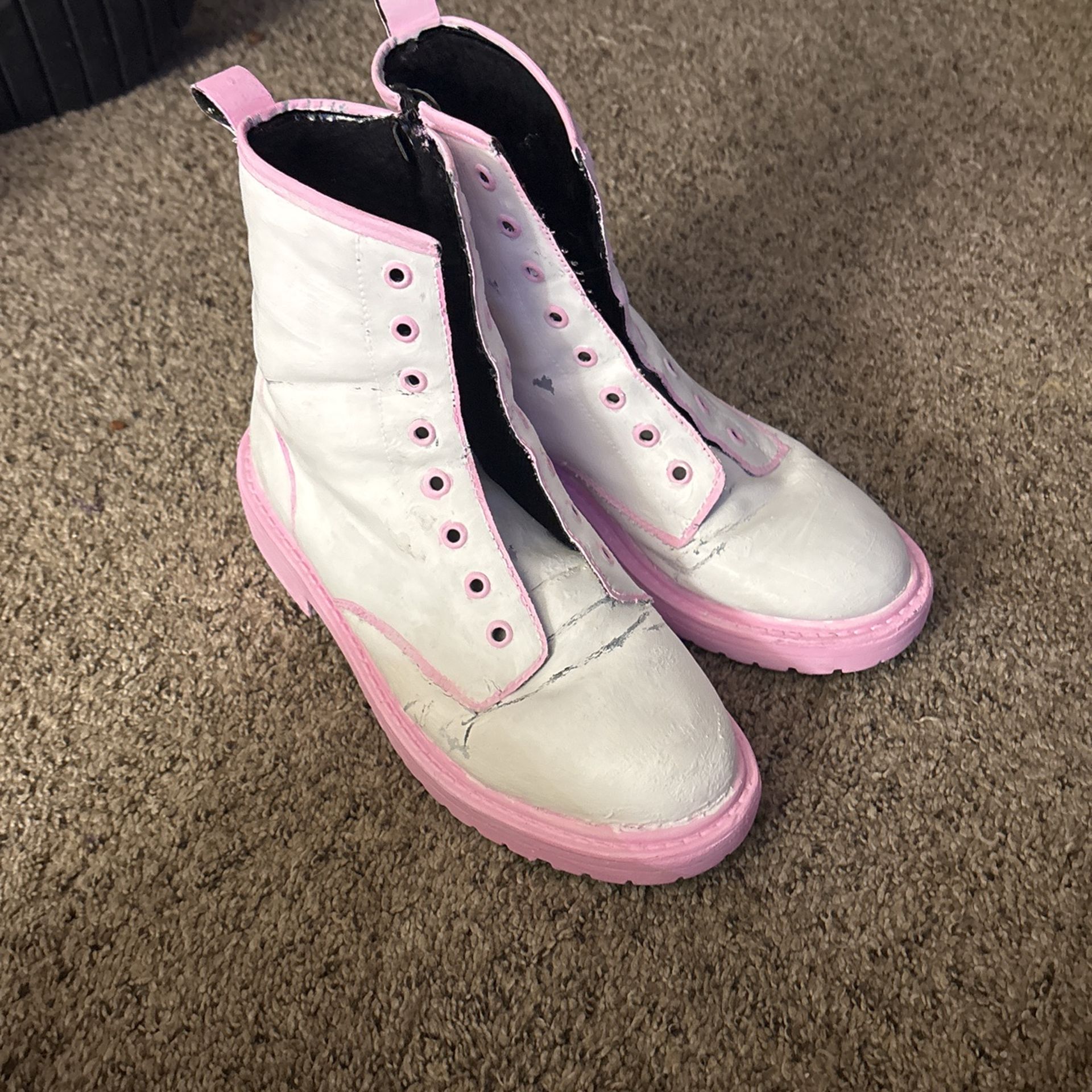 Painted Boots No Laces