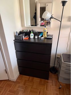 IKEA 4 drawer black