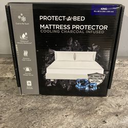 Protect A Bed Mattress Protector Cooling Charcoal Infused King Size