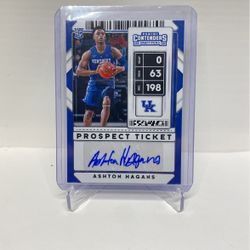 2020 /21 Panini Contenders Draft Picks Ashton Havana Auto Autograph RC Kentucky