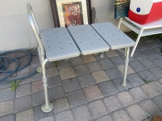 Transfer bench elderly assisted