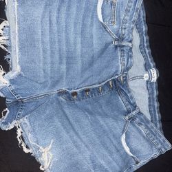 PLUS SIZE JEAN SHORTS 24w
