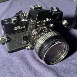 Minolta SR 101 vintage 35 mm camera