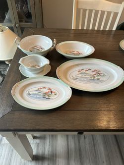 Vintage Hand painted Kutani China. All Pictured For $500.