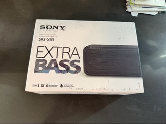 New Sony SRS-X83 wireless, Bluetooth, water resistant portable speaker