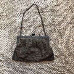 Vintage HHCCO German Silver Chain Clutch Early 1900’s