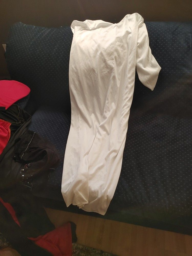 Halloween Costume Plain White Sheath.