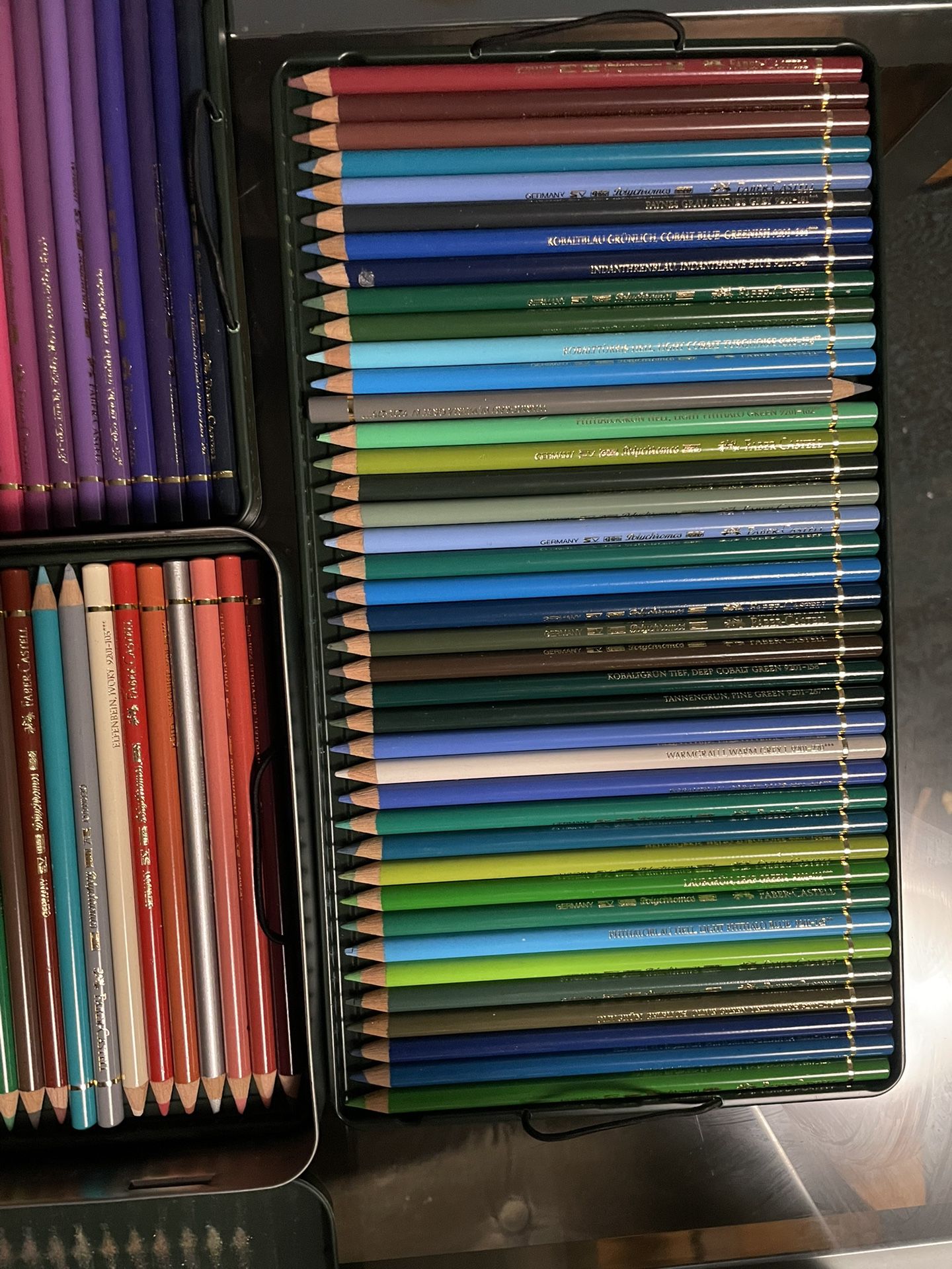 Faber Castel And Caran D’ache Pencil Colors