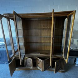 Oak China Cabinet 