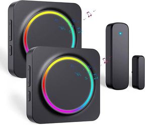 Door Chimes When Door Opens, Door Sensor Door Open Alarm with 600 FT