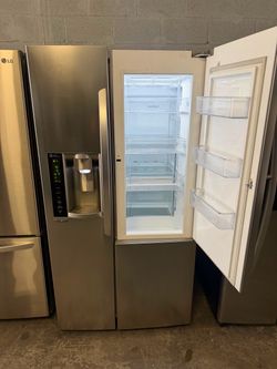 36” LG REFRIGERATOR FRIDGE HELADERA REFRIGERADOR GOOD CONDITION DELIVERY SERVICES WARRANTY