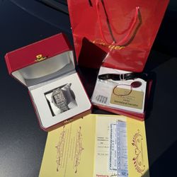 VVS1 lab diamond bussdown watch  2 tone rose gold with box, card papers etc Throw Offers