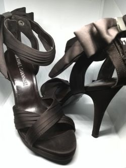 Mike Shannon Chocolate Brown Strappy Sandal Sz 7