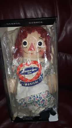 Original Raggedy Ann music doll